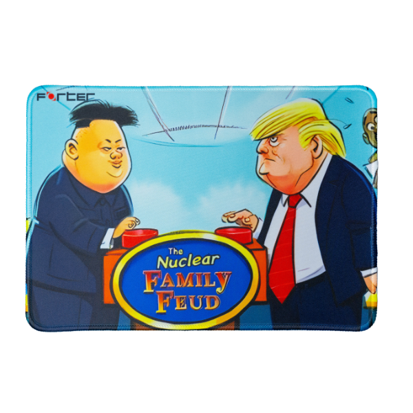 Lót chuột biếm họa hài hước Donald Trump - Pad chuột gaming vải chống trượt - Forter Mousepad
