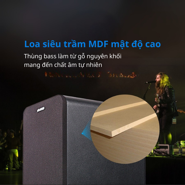 Loa máy tính Fenda R40BT/2.0 – Loa Gỗ Cao Cấp 60W, Bluetooth 5.0, Optical, USB