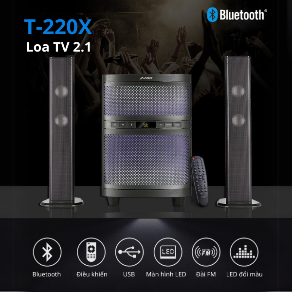 Loa Fenda T-220X Bluetooth, FM