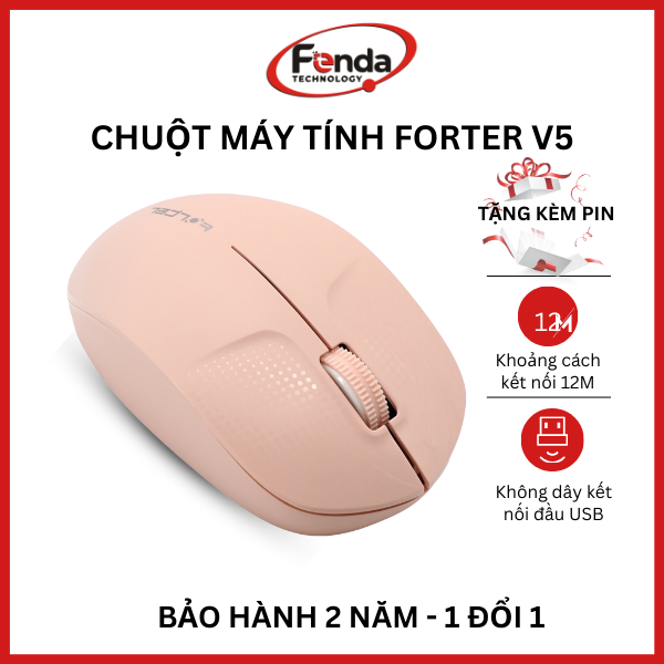 Chuột không dây máy tính Forter V5